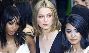 Shaznay Lewis , Keira Knightley et Parminder Nagra